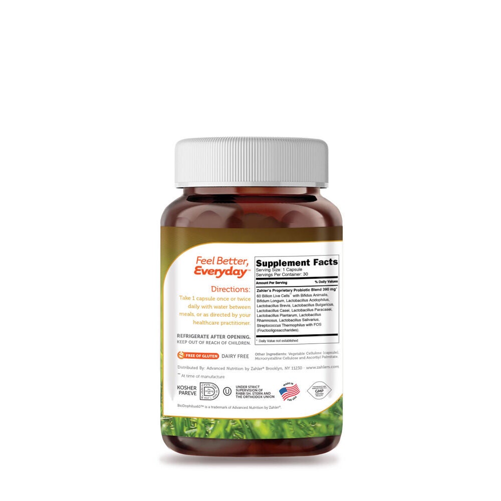BioDophilus60&trade; - 30 Capsules (30 Servings)